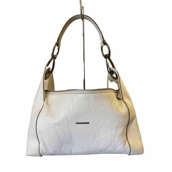 Gucci White Leather Handbag - Picture 1 of 9